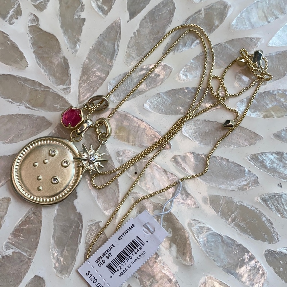 Kendra Scott Libra ♎️ Necklace in gold